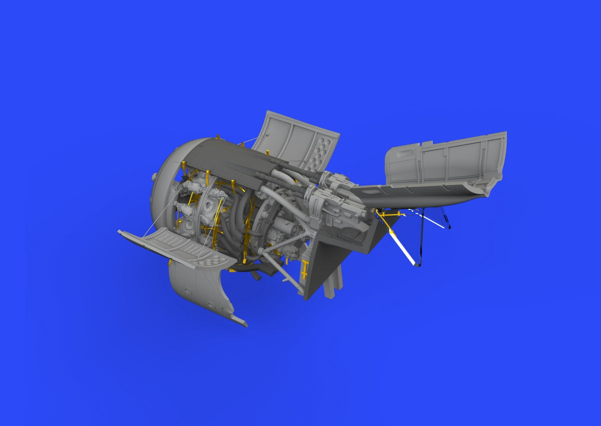 Eduard 648941 Fw 190A-7 engine &amp;amp; fuselage guns Eduard 1/48 – zdjęcie 4