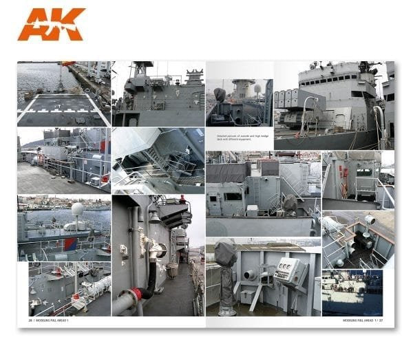 AK Interactive AK098 MODELLING FULL AHEAD 1 / KNOX &amp;amp; BALEARES CLASS EN – image 5