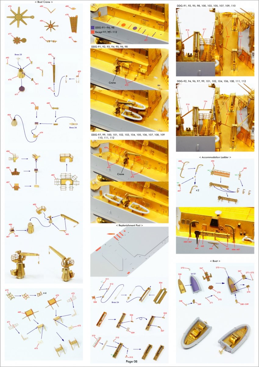 Pontos 35028F1 USS DDG-92 Momsen Flight IIa Detail Up Set 1/350 – zdjęcie 18
