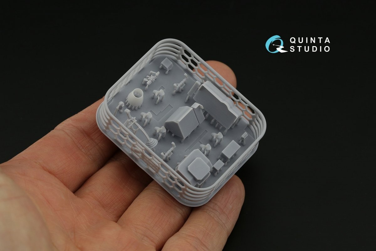 Quinta Studio QD+48357 Ka-27PL Military version 3D-Printed &amp;amp; colored Interior on decal paper (Hobby Boss) (with 3D-printed resin parts) 1/48 – image 6