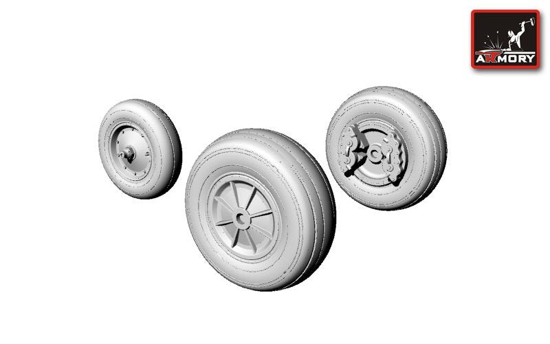 Roues Trojan T-28 d&amp;#39;Armory Models AW72304, échelle 1/72 – image 3