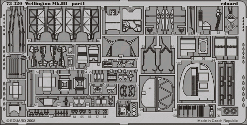 Eduard 73320 Wellington Mk. III S. A. 1/72 TRUMPETER – zdjęcie 2