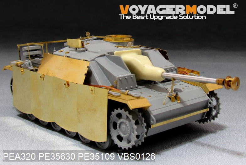 Maquette Voyager PEA320 StuG.III Ausf.G allemand de la Seconde Guerre mondiale, version finale, jupes de blindage latérales pivotantes (pour DRAGON), échelle 1/35 – image 5