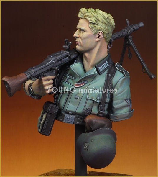 Young Miniatures YM1829 GERMANMG34 GUNNER 1941 1/10 – image 2