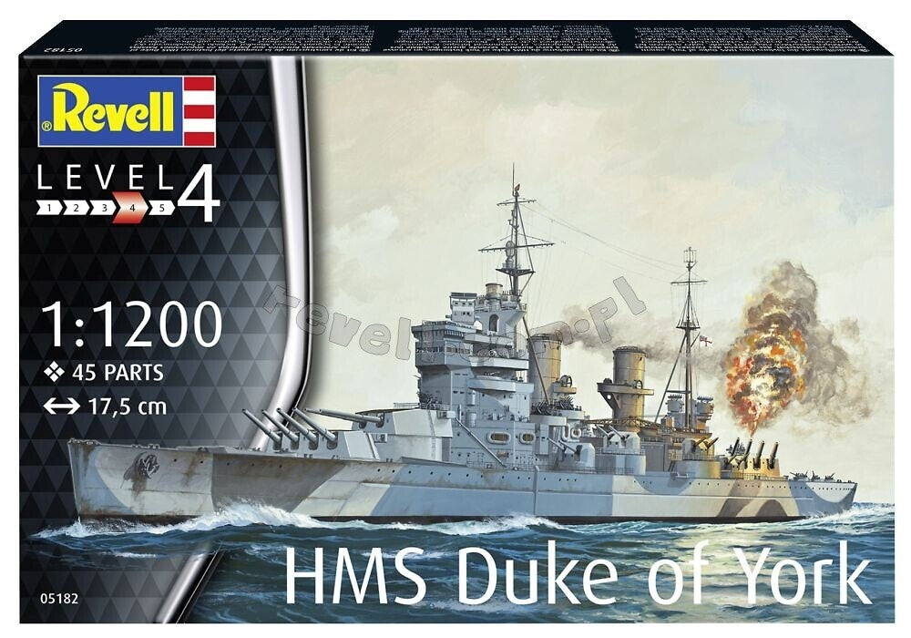 Revell 65182 HMS Duke of York Model Set 1/1200 – immagine 2