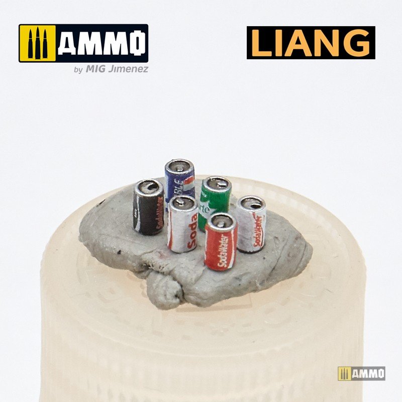 Liang 0412 3D-Print Model Soda Cans + Cardboard Boxes 2000s-2020s 1/35 – immagine 6