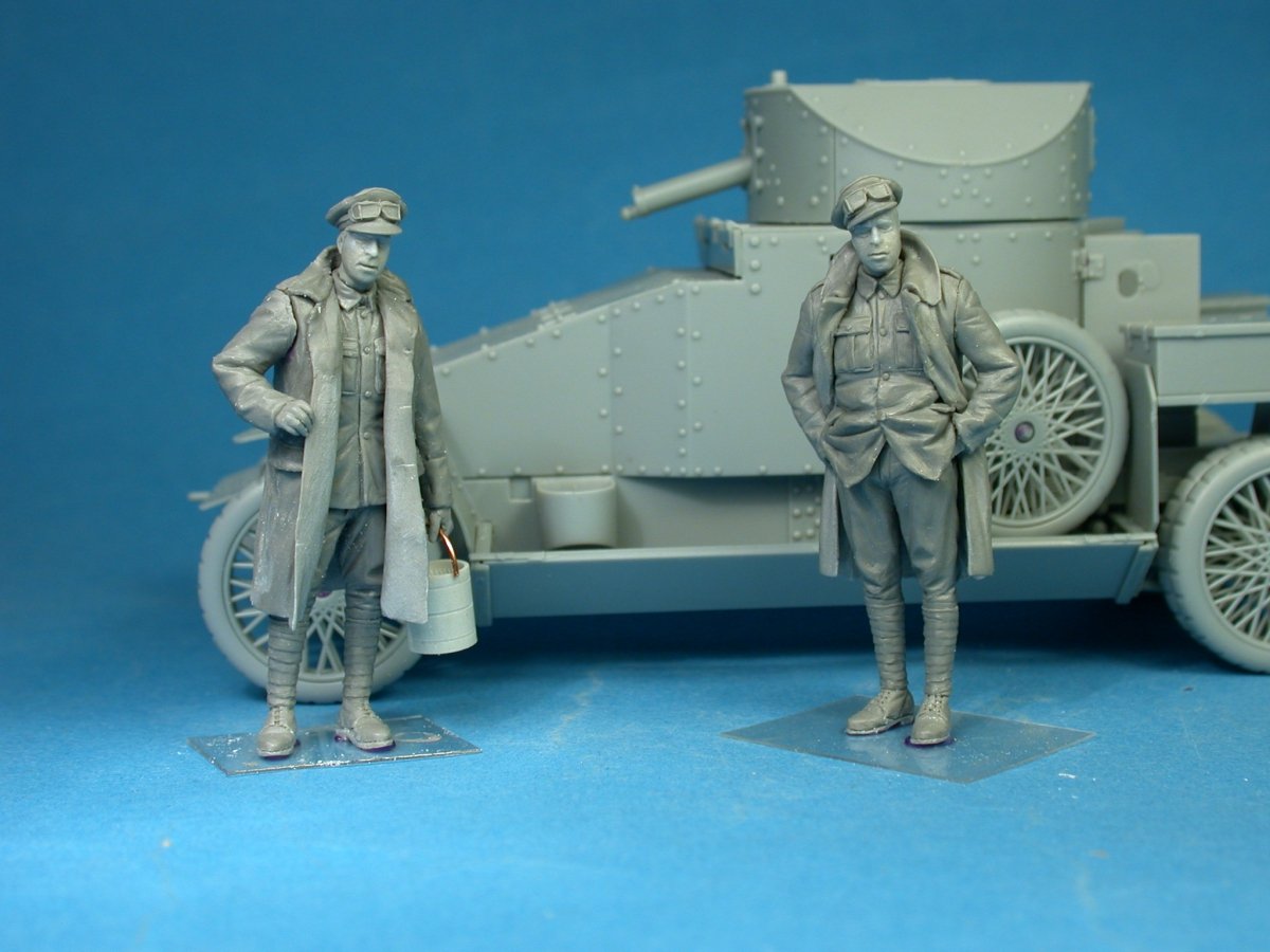Copper State Models F35-008 British RNAS Armoured Car Division Petty Officer 1/35 – zdjęcie 2