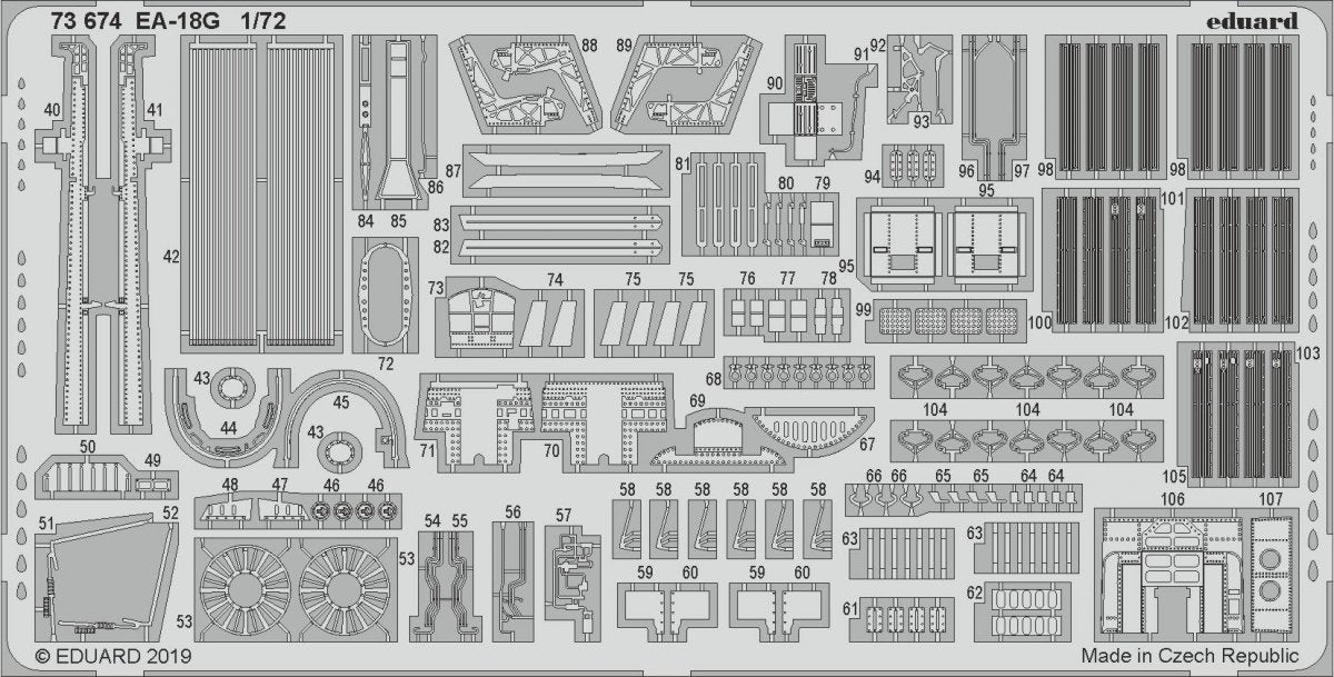 Eduard 73674 EA-18G HASEGAWA 1/72 – imagen 2