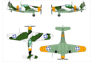 Dora Wings 48057 Morane-Saulnier MS.406.C1 - Finnish Aces 1/48 – immagine 2