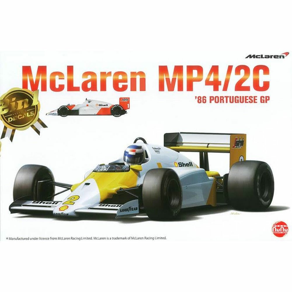 NuNu PN20001 McLaren MP4/2C &amp;#39;86 Portuguese GP 1/20