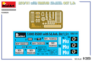 MiniArt 53005 RSO/01 with TRAILER SD.ANH. OST 1,5t 1/35 – zdjęcie 19
