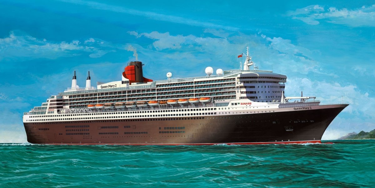 Revell 05199 Ocean Liner Queen Mary 2 Platinum Edition 1/400 – Bild 4