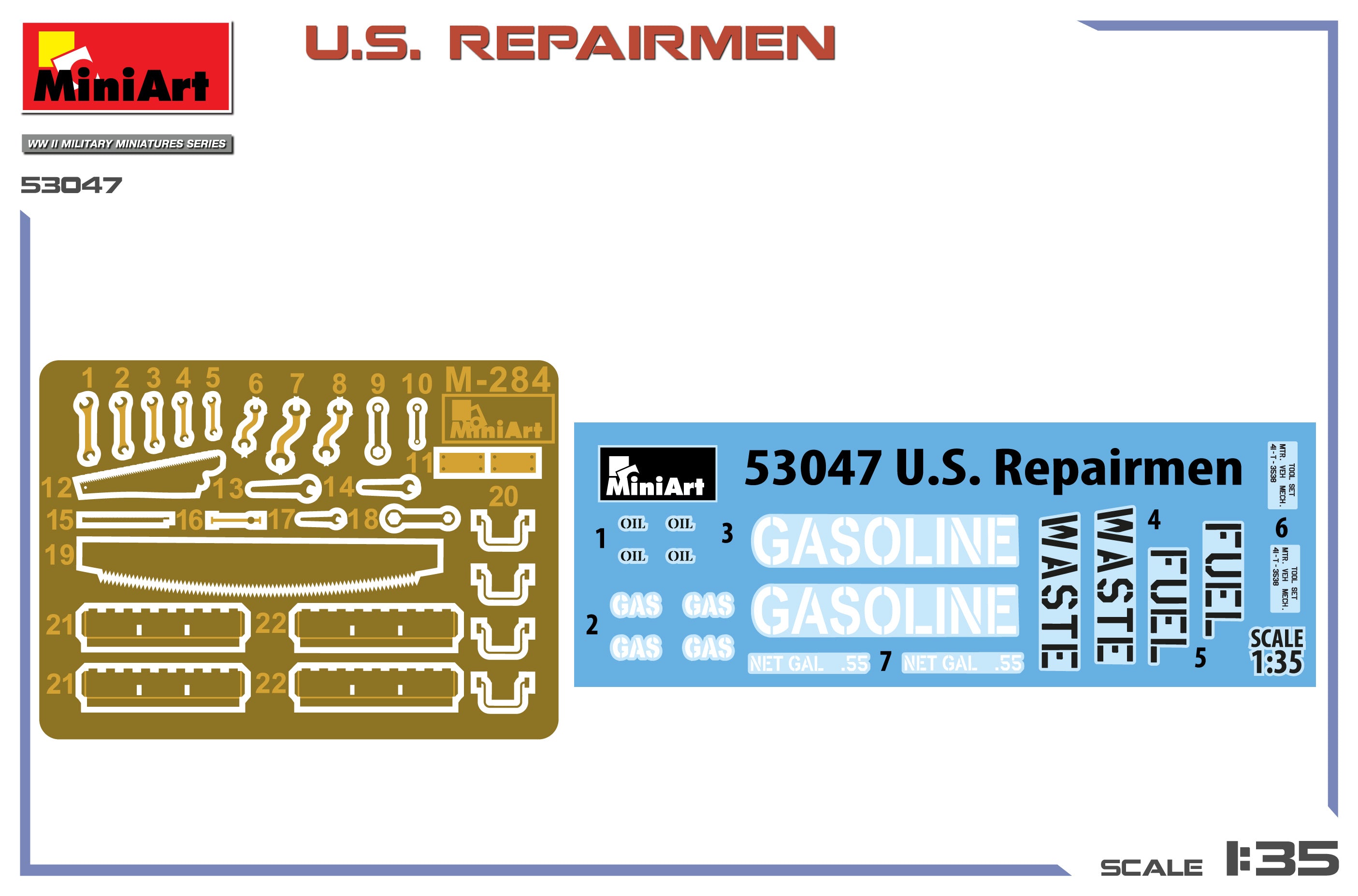 MiniArt 53047 U.S. Repairmen 1/35 – immagine 2