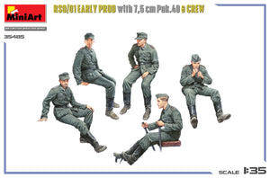 MiniArt 35485 RSO/01 Early Prod. with 7,5 cm Pak.40 &amp;amp; Crew 1/35 – immagine 7