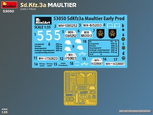 53050 Sd.Kfz.3a Maultier. Early Prod 1/35 – image 2