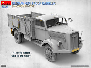 MiniArt 53061 GERMAN 4X4 TROOP CARRIER 3.6-6700A RN-TYPE 1/35 – Bild 2