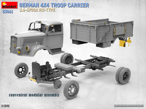 MiniArt 53061 GERMAN 4X4 TROOP CARRIER 3.6-6700A RN-TYPE 1/35 – Bild 4