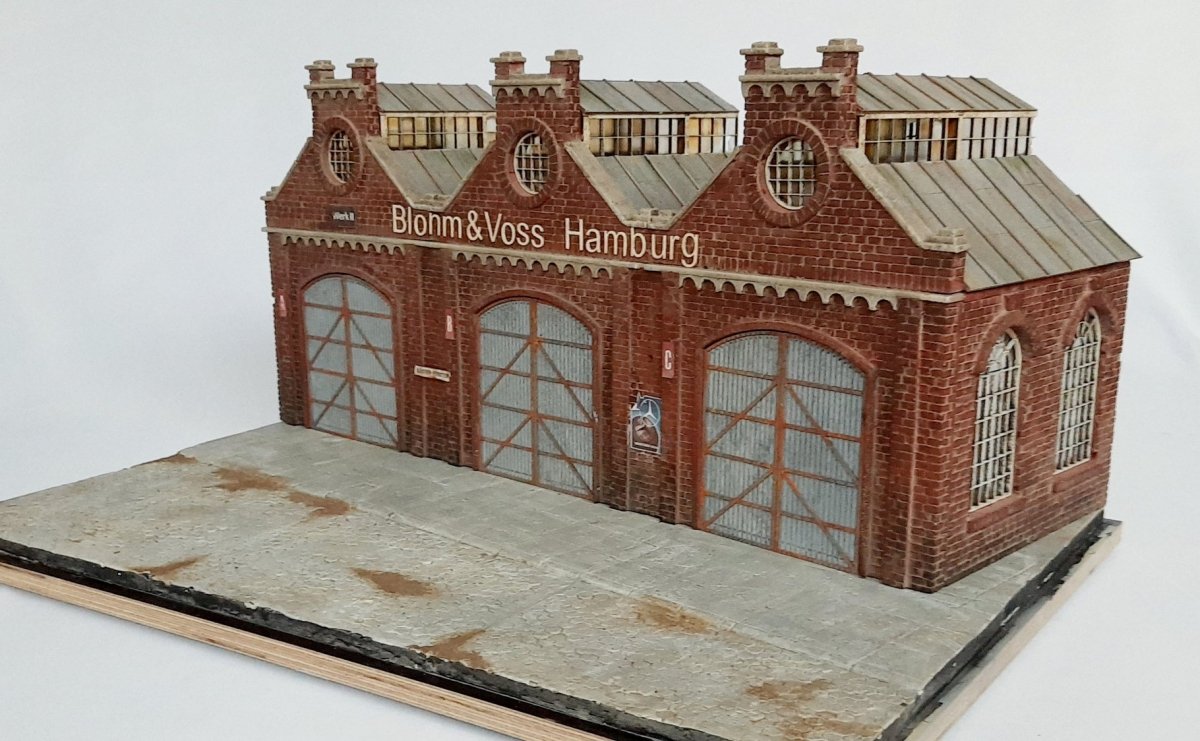 RT-Diorama 35285 Diorama-Base: &amp;quot;Industrial Hangars&amp;quot; 1/35 – immagine 9