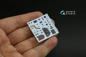 Quinta Studio QD48135 Spitfire Mk.V 3D-Printed &amp;amp; coloured Interior on decal paper (Airfix) 1/48 – Bild 6