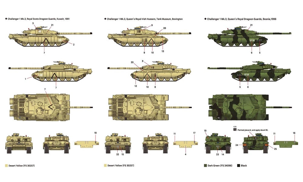 Academy 13426 Challenger Mk 3 1/72 – imagen 2