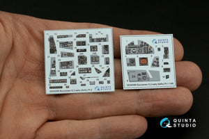 Quinta Studio QD48368 Buccaneer S.2 early 3D-Printed &amp;amp; coloured Interior on decal paper (Airfix) 1/48 – zdjęcie 9