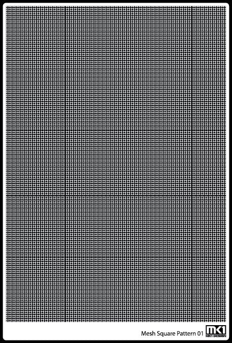 KA Models KA-00001 SQUARE PATTERN MESH A 0.5mm X 0.5mm – imagen 4