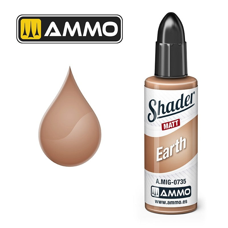 Munitions de Mig Jimenez A.MIG 0735 Earth Shader Matt