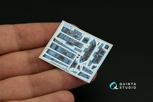 Quinta Studio QDS-48320 Su-30SM 3D-Printed &amp;amp; coloured Interior on decal paper (GWH) (Small version) 1/48 – Bild 5