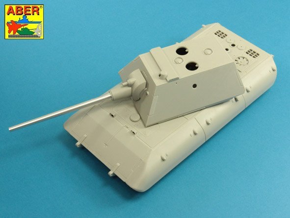 Aber 35L-262 Lufa 128mm do niemieckiego czołgu E-100 z wieżą Krupp 1/35 – immagine 6