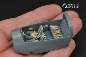 Quinta Studio QD48125 Bf108 3D-Printed &amp;amp; coloured Interior on decal paper (Eduard) 1/48 – immagine 7