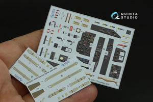 Quinta Studio QD32070 Me 262B1a/U-1 3D-Printed &amp;amp; coloured Interior on decal paper (Trumpeter) 1/32 – imagen 11