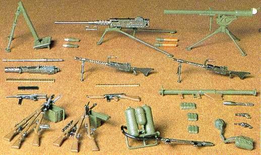 Tamiya 35121 U.S. Infantry Weapons Set 1/35 – immagine 2