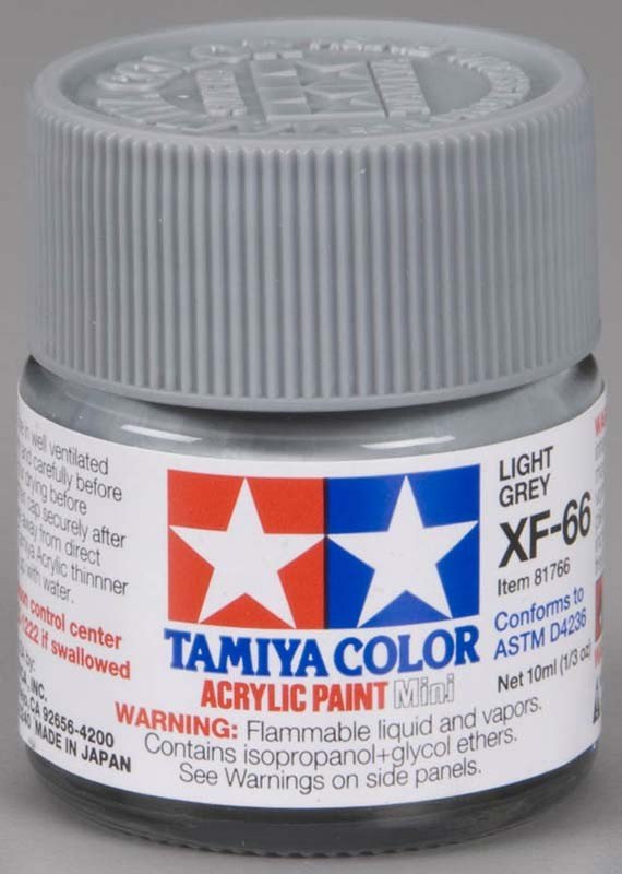 Tamiya XF66 Light Grey (81766) Acrylic paint 10ml – Bild 2