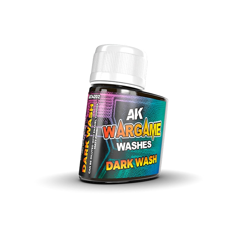 AK Interactive AK14202 DARK WASH – SÉRIE WARGAME 35 ml