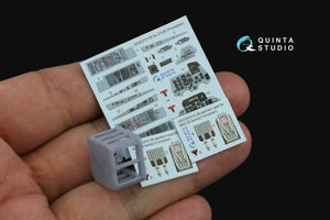 Quinta Studio QD+72178 Su-27UB 3D-Printed &amp;amp; coloured Interior on decal paper (Trumpeter) (with 3D-printed resin part) 1/72 – imagen 3