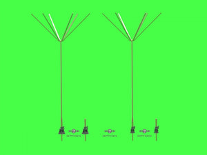 Master GM-72-020 German WWII 1,8m star antenna (for command tanks) (1pc) 1/72 – immagine 5