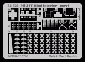Eduard 32521 Mi-24V Hind interior 1/35 TRUMPETER – imagen 4