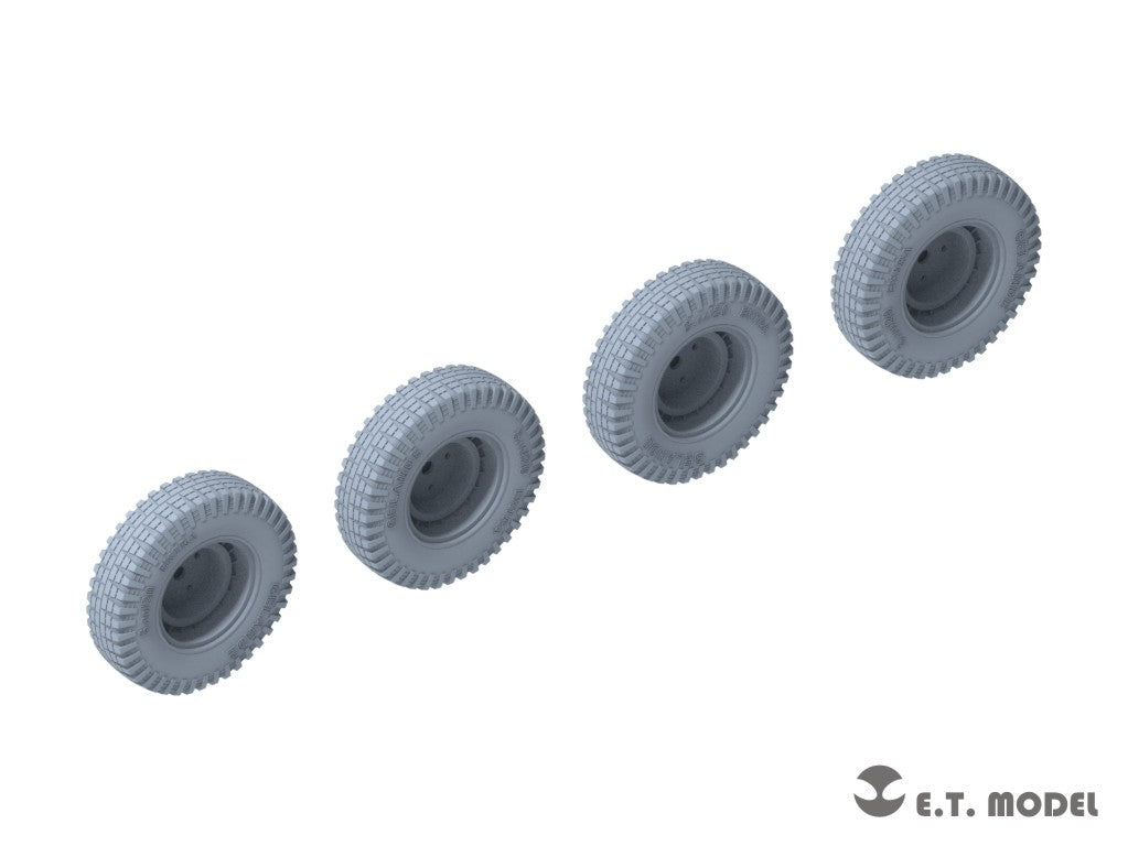 E.T. Model P35-101 WWII German Sd.Kfz.234 Small Diameter Weighted Wheels Type.1 1/35 – immagine 3