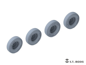 E.T. Model P35-101 WWII German Sd.Kfz.234 Small Diameter Weighted Wheels Type.1 1/35 – immagine 3