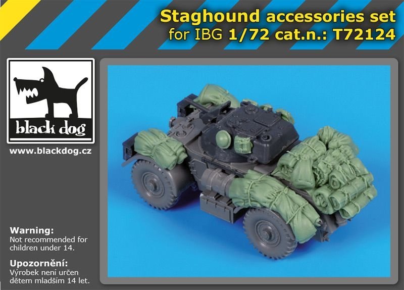 Black Dog T72124 Staghound accessories set for RPM 1/72 – Bild 6