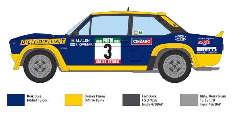 Italeri 3667 FIAT 131 Abarth Rally OLIO FIAT 1/24 – image 3