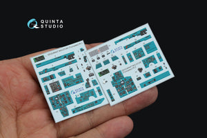 Quinta Studio QDS-48447 MiG-21UM 3D-Printed coloured Interior on decal paper (Trumpeter) (Small version) 1/48 – immagine 3