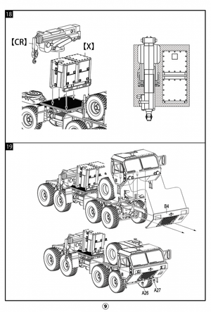 Modelcollect UA72360 USA M983 Hemtt Tractor With Pershing II Missile Erector Launcher 1/72 – immagine 10