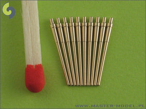 Master SM-700-008 IJN 20cm/50 (8&amp;quot;) 3rd Year Type No. 2 barrels - without blastbags (10pcs) - most IJN cruisers – Bild 4