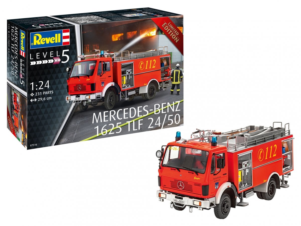 Revell 07516 Mercedes-Benz 1625 TLF 24/50 1/24 – image 2