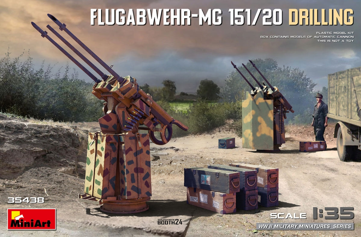 MiniArt 35438 FLUGABWEHR-MG 151/20 PERÇAGE 1/35