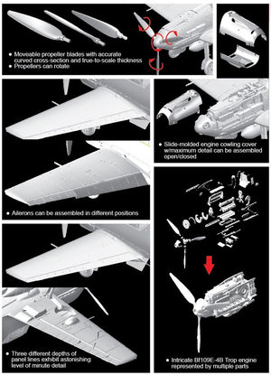 Dragon 3225 Bf-109E-4/B 1/32 – imagen 5