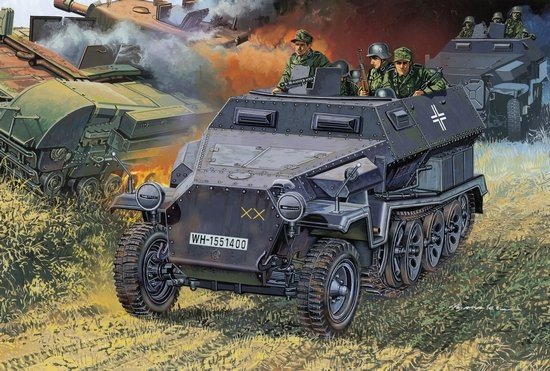 Dragon 6246 Sd.Kfz. 251/1 Ausf. C Rivetted Version 1/35 – zdjęcie 2