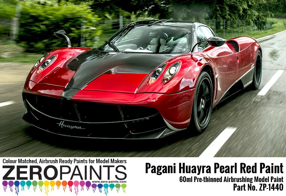 Zero Paints ZP-1440 Pagani Huayra Pearl Red Paint 60ml – immagine 4