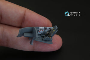 Intérieur imprimé en 3D et coloré sur papier décalcomanie Quinta Studio QD72026 MiG-15 (pour maquette Eduard) au 1/72 – image 8